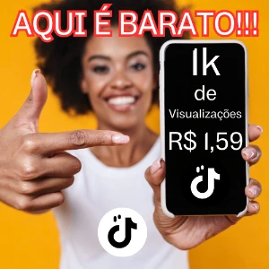 Tiktok 1000 Visualizações EM PROMOÇÃO - Serviços Digitais