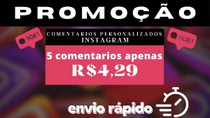 COMENTÁRIOS PERSONALIZADOS PARA O INSTAGRAM - Redes Sociais