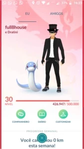 Conta de Pokémon GO