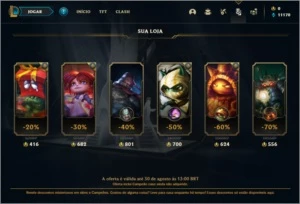 Conta ouro 4 com 3 skins e 24 champs - League of Legends LOL