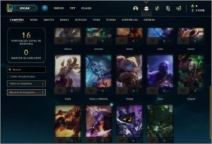 Conta ouro 4 com 3 skins e 24 champs - League of Legends LOL