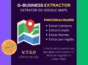 G-Business Extractor - Google Maps - Outros