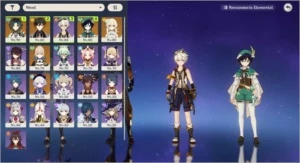 Conta genshin impact Xiao+Lança de jade+Zhongli+Venti+Qiqi