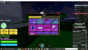 CONTA NIVEL 2310 BLOX FRUITS!! - Outros