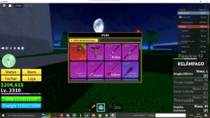CONTA NIVEL 2310 BLOX FRUITS!! - Outros