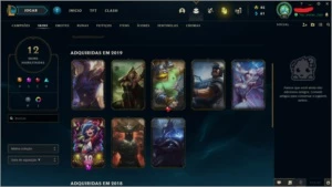 Conta Gold 2 Ex Platina - League of Legends LOL
