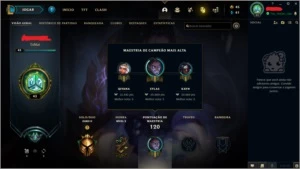 Conta Gold 2 Ex Platina - League of Legends LOL