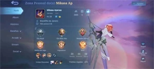 Conta Main Assasino Mobile Legends