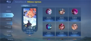 Conta Main Assasino Mobile Legends