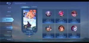 Conta Main Assasino Mobile Legends