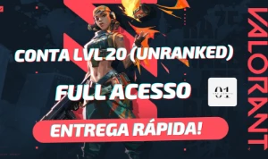 Contas Valorant Lvl 20 Unranked (Full Acesso)