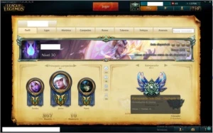 Conta diamante 4 com borda mestre - League of Legends LOL
