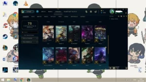 CONTA DIAMANTE 4 CHAMPS 27 1 SKIN - League of Legends LOL