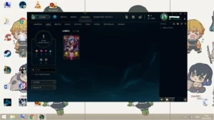 CONTA DIAMANTE 4 CHAMPS 27 1 SKIN - League of Legends LOL