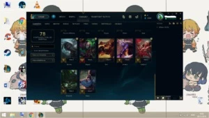 CONTA DIAMANTE 4 CHAMPS 27 1 SKIN - League of Legends LOL