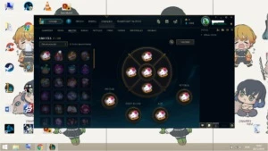 CONTA DIAMANTE 4 CHAMPS 27 1 SKIN - League of Legends LOL
