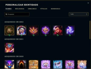 Conta league of legends 100% hand level com 1400 de rp LOL