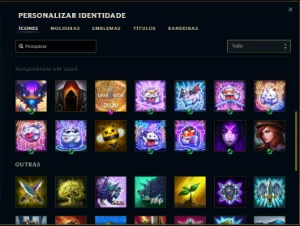 Conta league of legends 100% hand level com 1400 de rp LOL