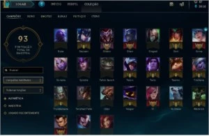 CONTA LEAGUE OF LEGENDS 59 CAMPEÕES E 15 SKINS LOL