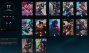 conta league of legends platina 2 LOL