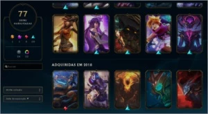 conta league of legends platina 2 LOL