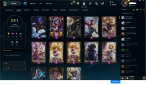 Conta de LOL Muito boa e barata - League of Legends