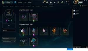 Conta de LOL Muito boa e barata - League of Legends