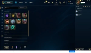 Conta de LOL Muito boa e barata - League of Legends