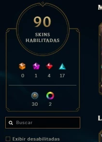 Conta LOL com skins rarissimas - League of Legends