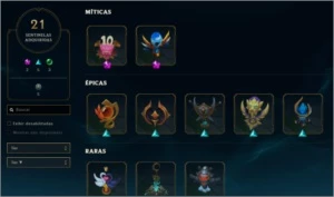 Conta LOL com skins rarissimas - League of Legends
