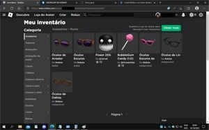 Conta de Roblox feminina