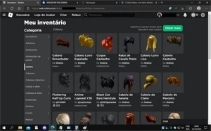 Conta de Roblox feminina