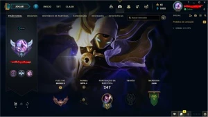 conta lol com bastante skins e cromas (b3 50lp) - League of Legends