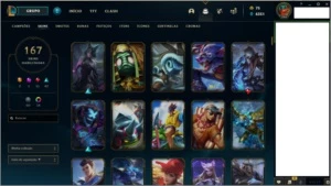 Conta LOL Diamante 3, 167 SKINS - League of Legends