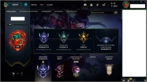 Conta LOL Diamante 3, 167 SKINS - League of Legends