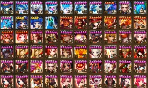 Conta J2/C2, 4 Lds (51Lv3r, Tian Lang, Isis, Yeonhong) - Summoners War