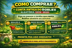 (Promoção) Contas Antigas Do Roblox (2016–2025) Aleatória
