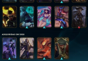 Conta de LoL esmeralda com várias skins - League of Legends