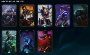 Conta de LoL esmeralda com várias skins - League of Legends
