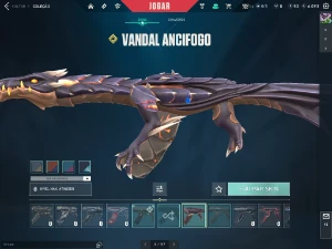 Conta Vandal Preludio Do Chaos E Vandal Ancifogo(Dragao) - Valorant