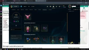 conta gold 2 (caindo com plat) mais sobre a conta na desk! - League of Legends LOL