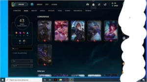 Conta lol de 2016 - League of Legends