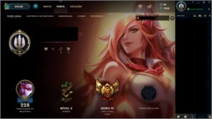 Conta League of legends Ouro 4 LOL