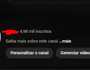 Canal Youtube 5K User Raro