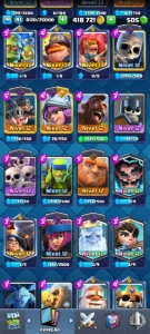 Conta Clash Royale nível 41 com 8 EVO