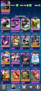 Conta Clash Royale nível 41 com 8 EVO