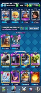 Conta Clash Royale nível 41 com 8 EVO