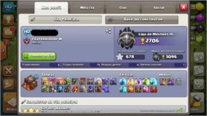 CONTA CLASH OF CLANS CV 10 - HERÓIS CASAL 57