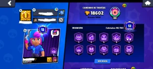 Conta De 2018 Colecionador / 90 Brawlers / Shelly Estelar - Brawl Stars