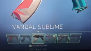 Conta de Valorant com várias skins